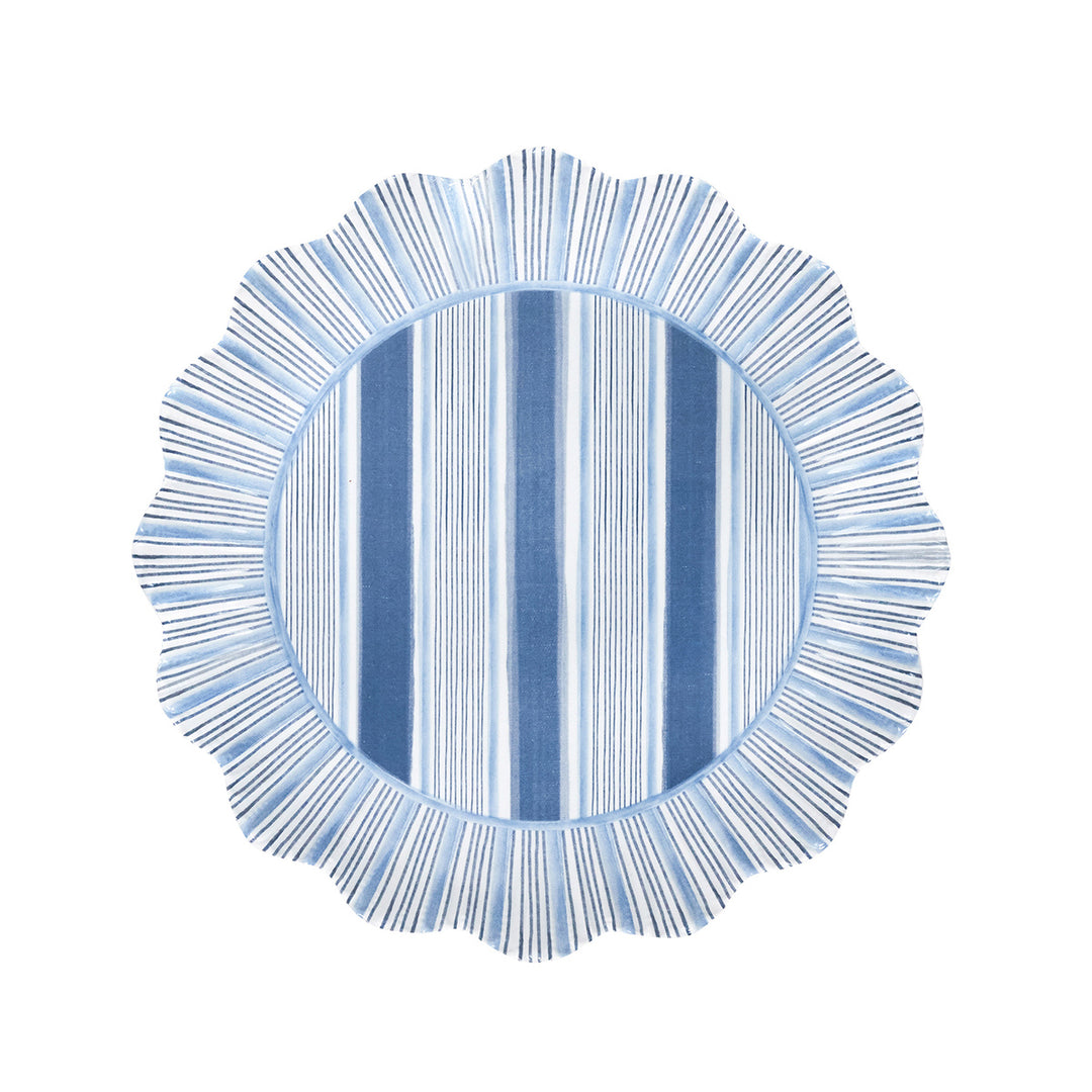 Cabana Stripe Melamine Dessert/Salad Plate Set/4