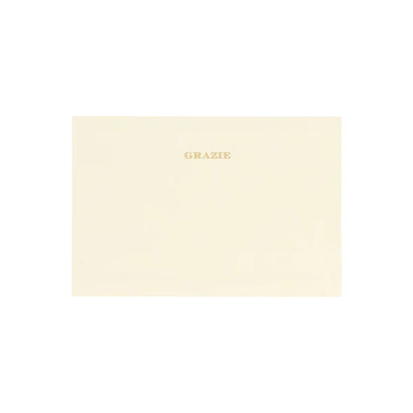 Carta Italiana Grazie Notecard Set (Pack of 10)