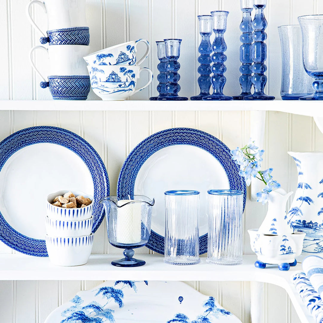 Country Estate 9" Vase - Delft Blue