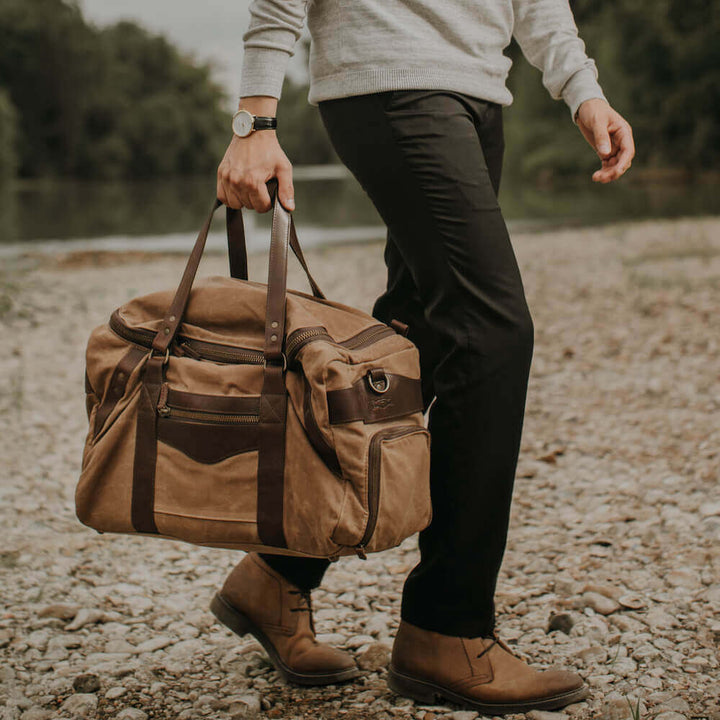 Campaign Waxed Canvas Medium Duffle