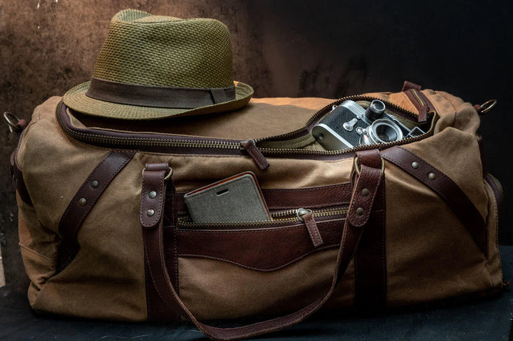 Campaign Waxed Canvas Large Duffle
