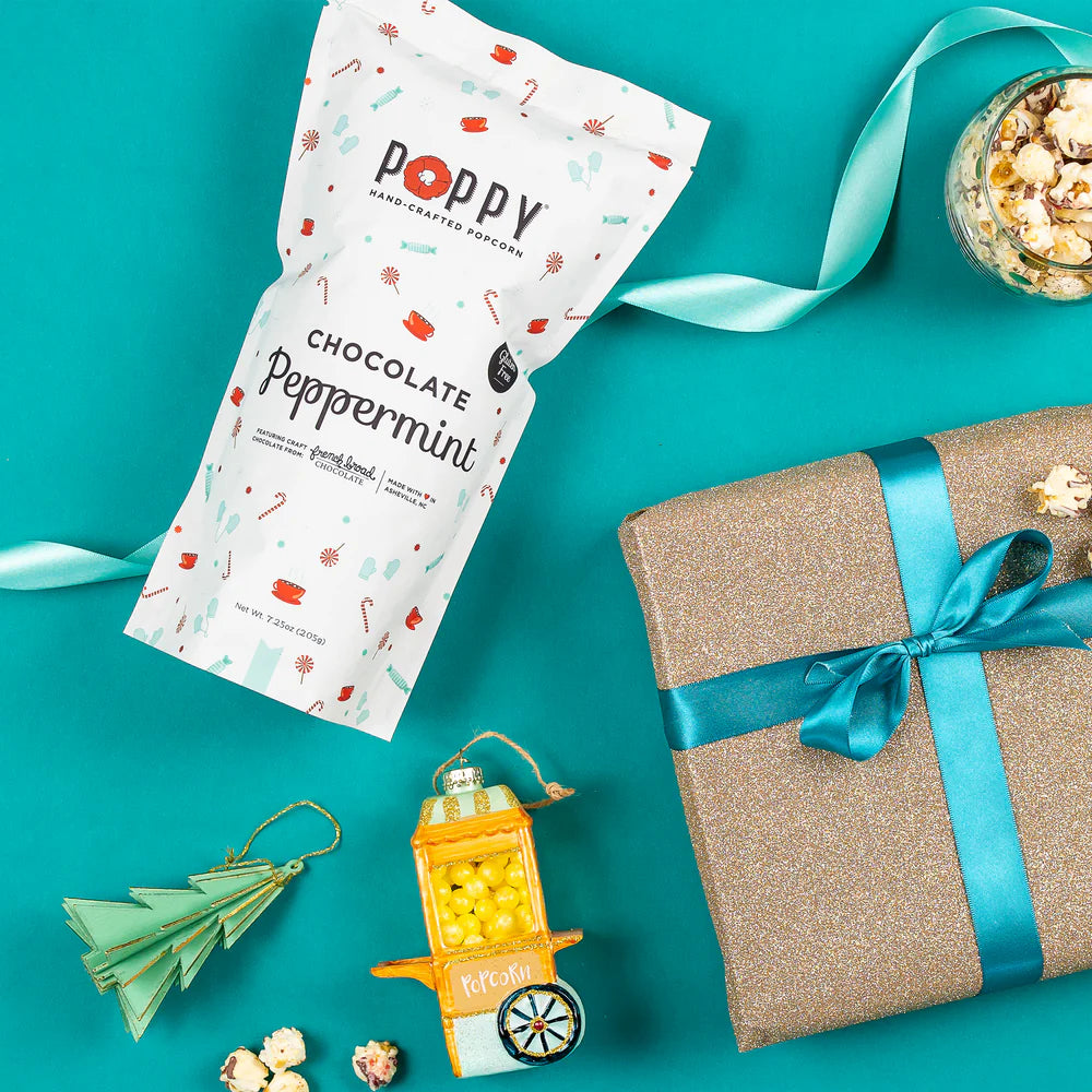 Chocolate Peppermint Hand-Crafted Popcorn