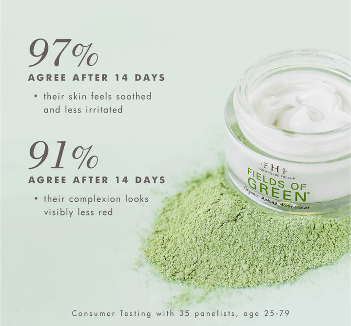 Fields of Green: Organic Matcha Ultra-Soothing Moisturizer
