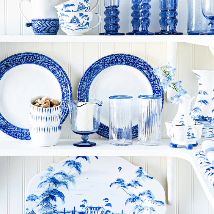 Country Estate 18.5" Platter - Delft Blue
