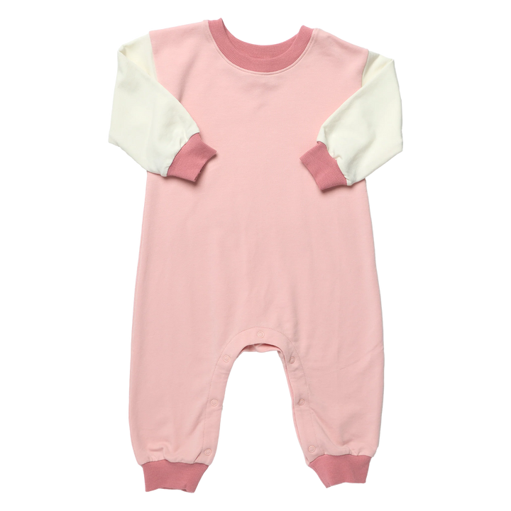 Baby Runaround Jumpsuit - Pink Color Block