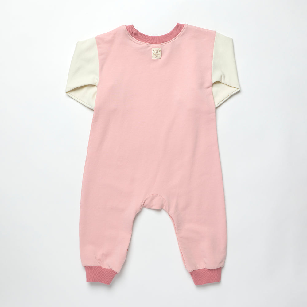 Coop Baby Runaround Jumpsuit - Pink Color Block