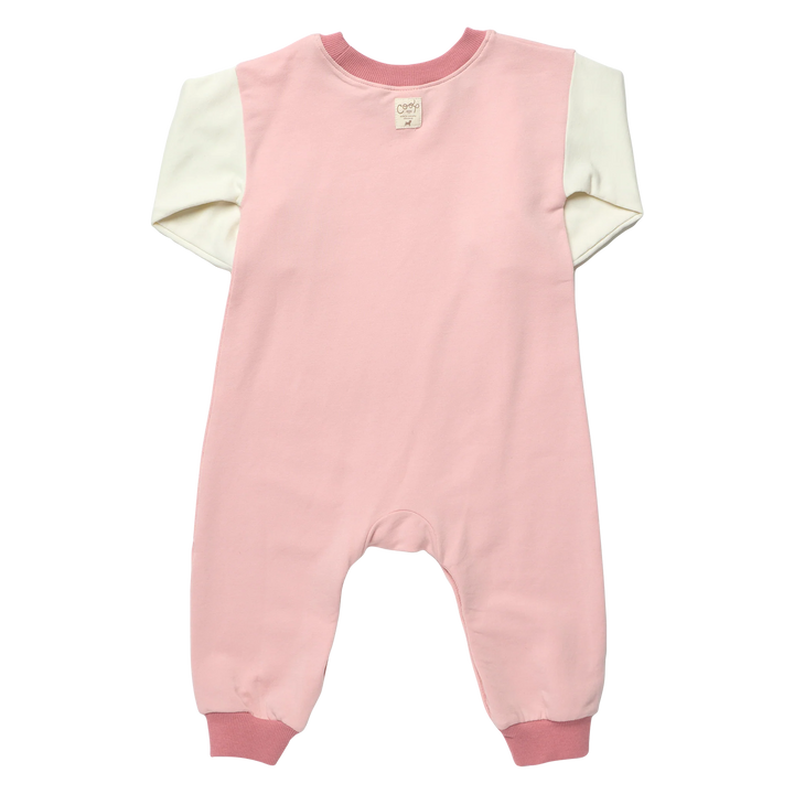 Baby Runaround Jumpsuit - Pink Color Block