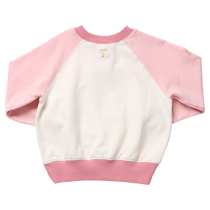 Puzzle Sweatshirt - Pink Color Block
