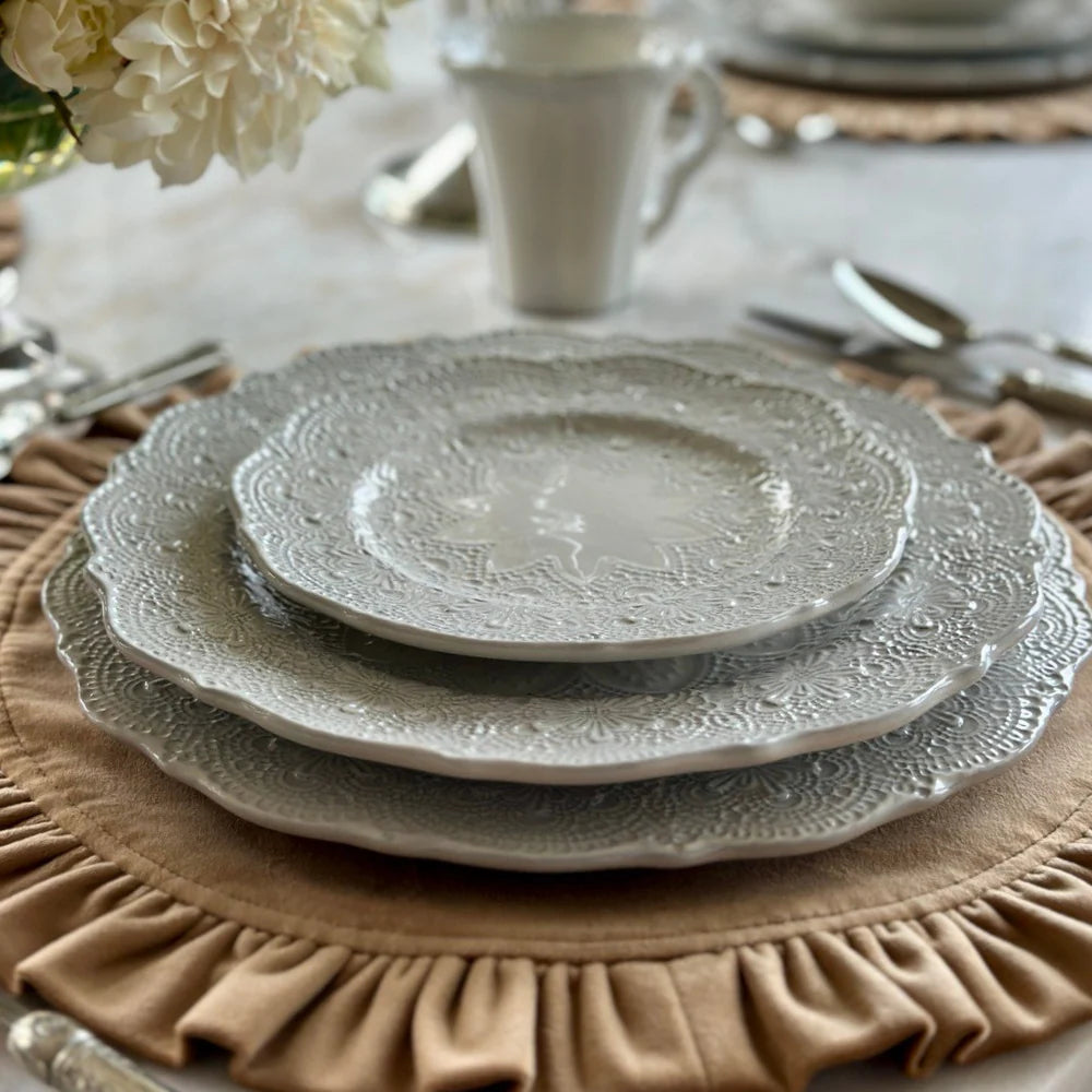 Merletto Antique Lace Charger