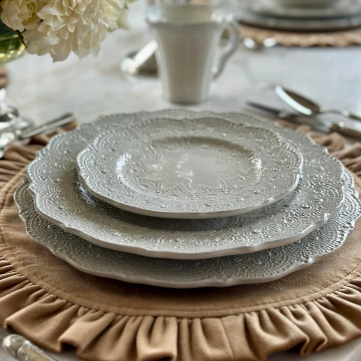 Merletto Antique Lace Charger