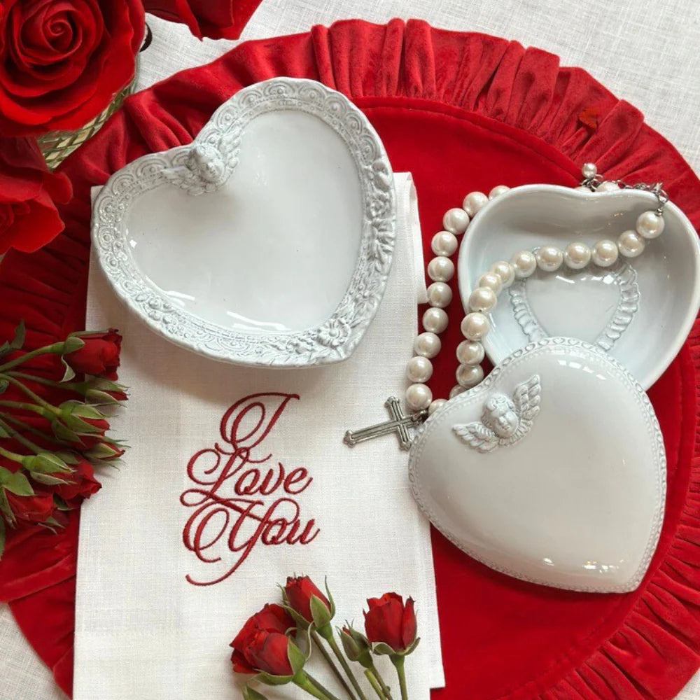Cherubino Heart Plate