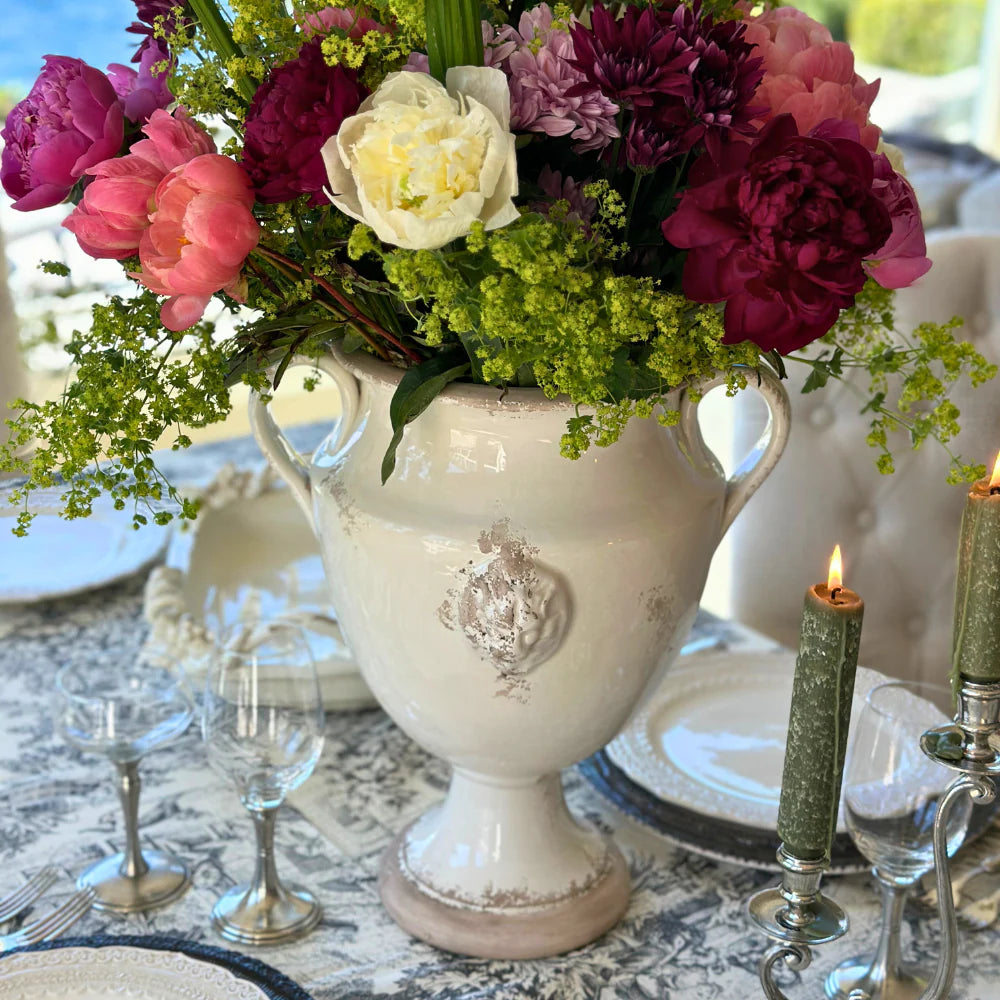 Scavo Leone 2-Handled Urn
