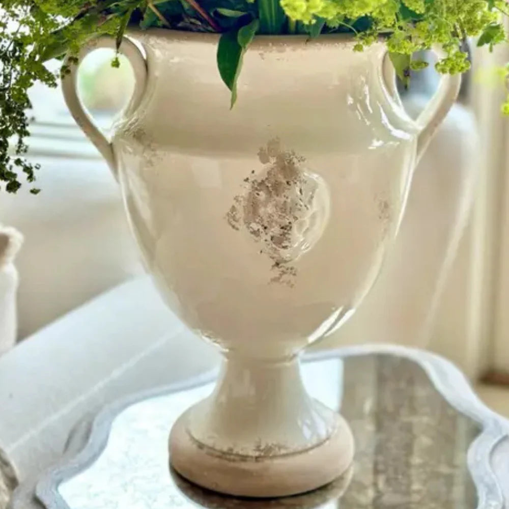 Scavo Leone 2-Handled Urn