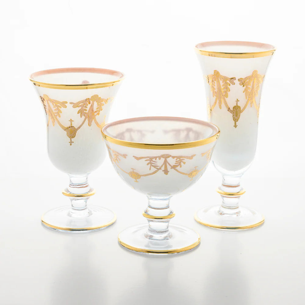 Rialto Borghese with Gold Compote - White