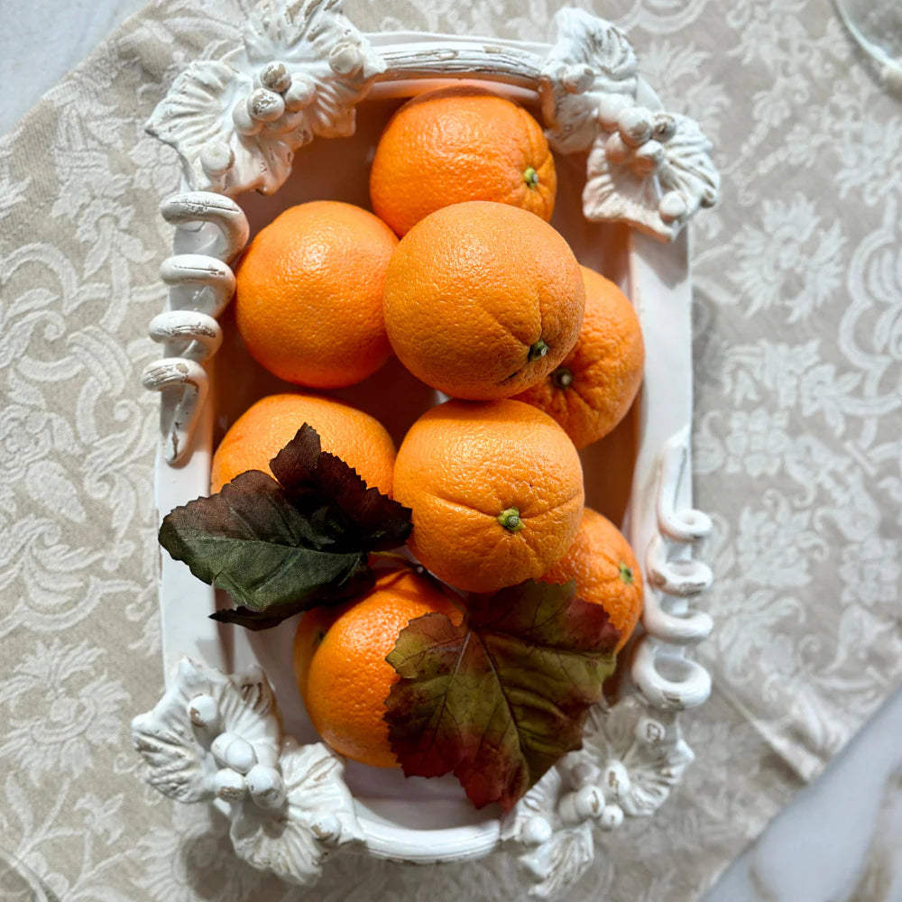Antico Toscana Small Rectangular Dish - White