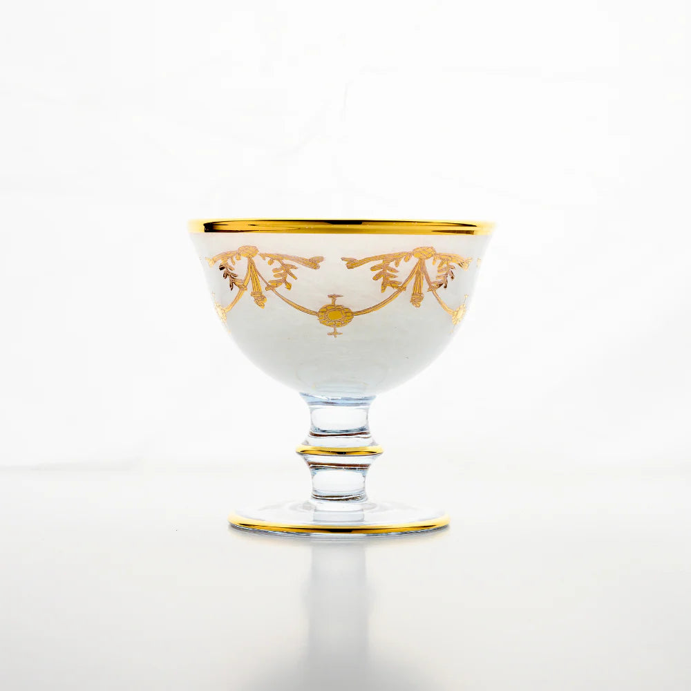 Rialto Borghese with Gold Compote - White