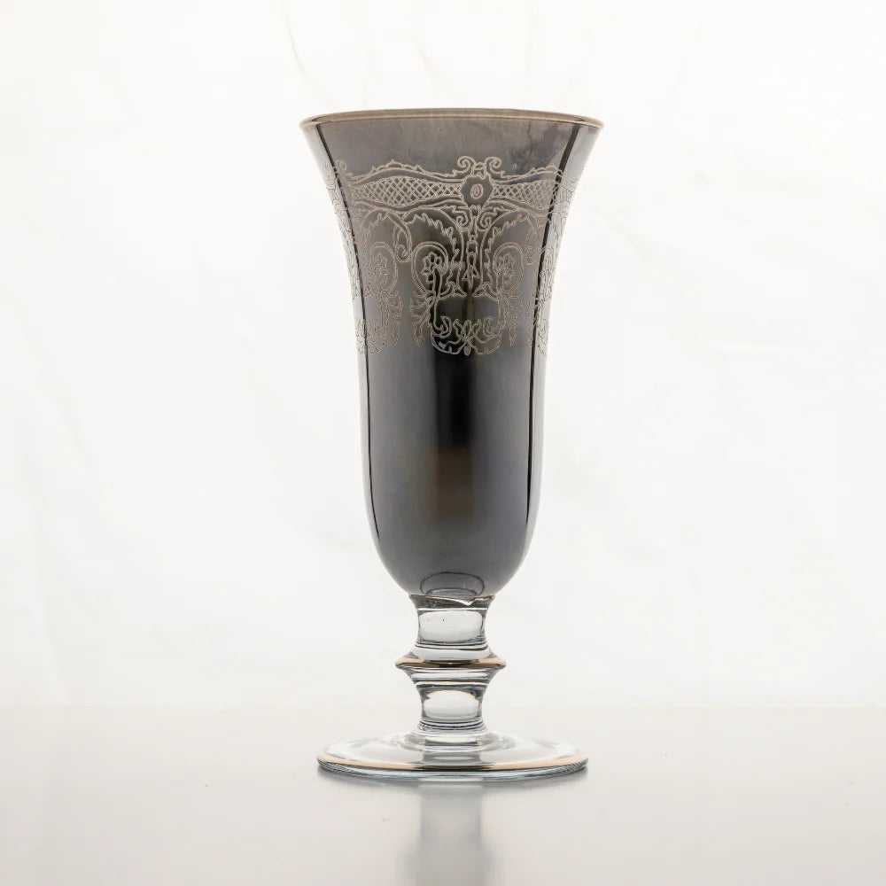 Rialto Borghese Etched Flute - Grey