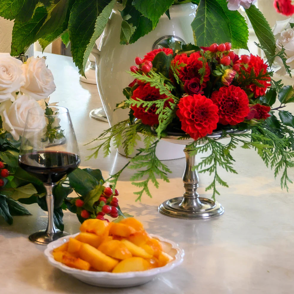 Tuscan Pedestal Plate