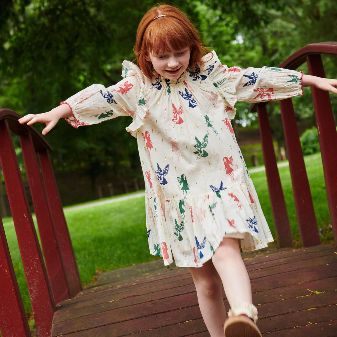 Girls Harper Dress - Woodland Fairies