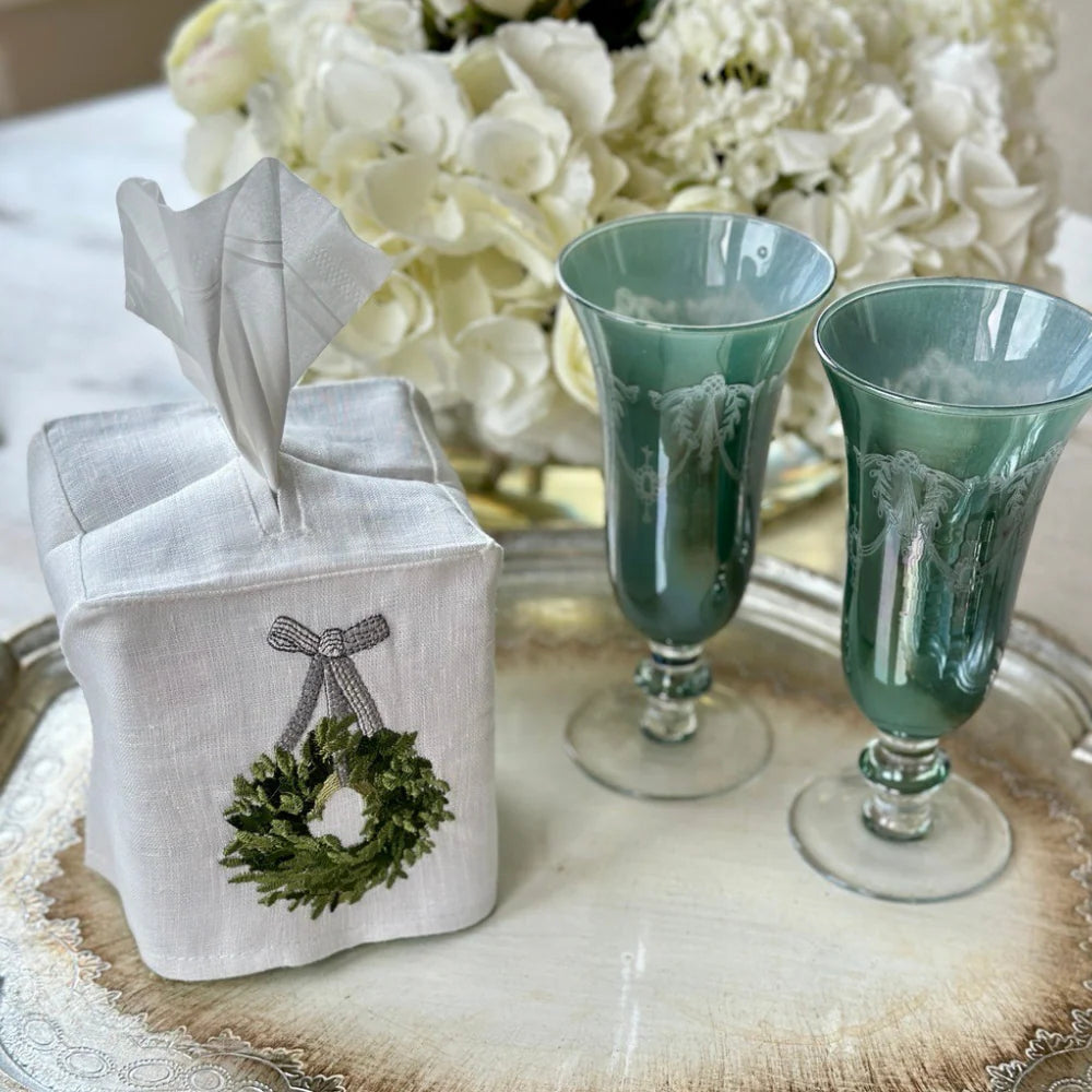 Rialto Borghese Etched Flute - Green