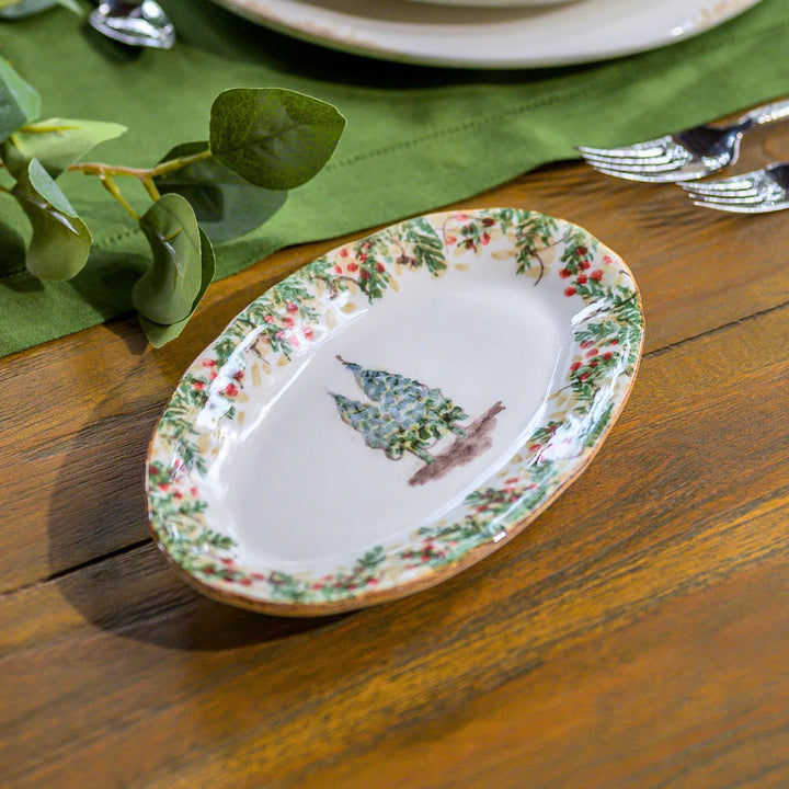 Natale Small Oval Tray