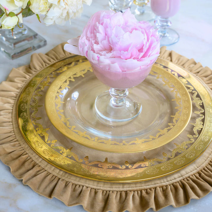 Vetro Gold Dinner Plate