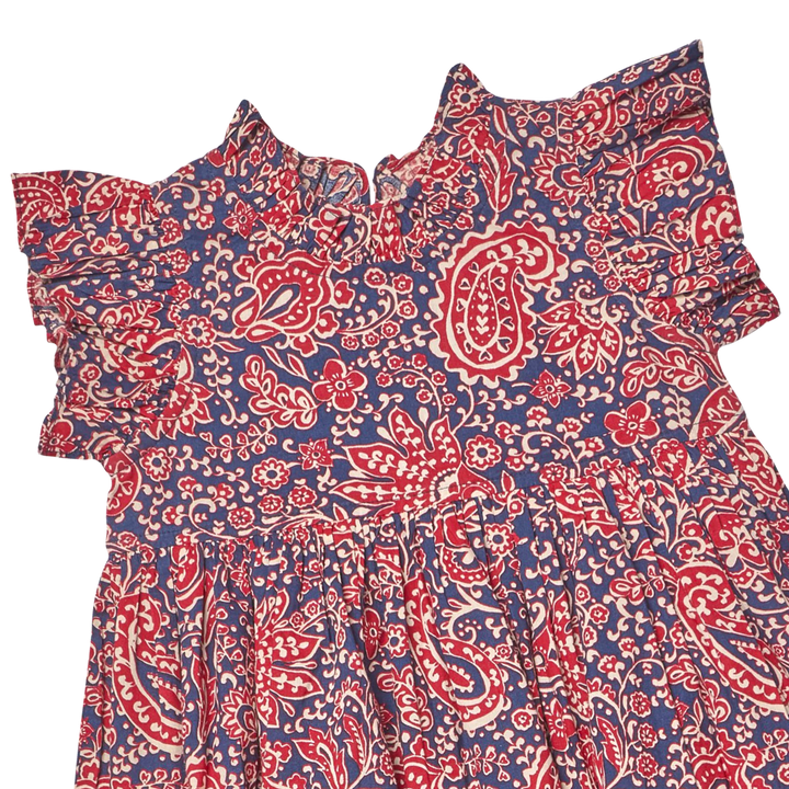 Girls Jennifer Dress - Paisley Vines