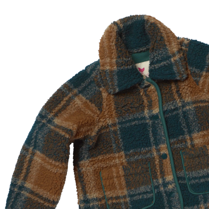 Boys Jace Jacket - Pumpkin Patch Plaid
