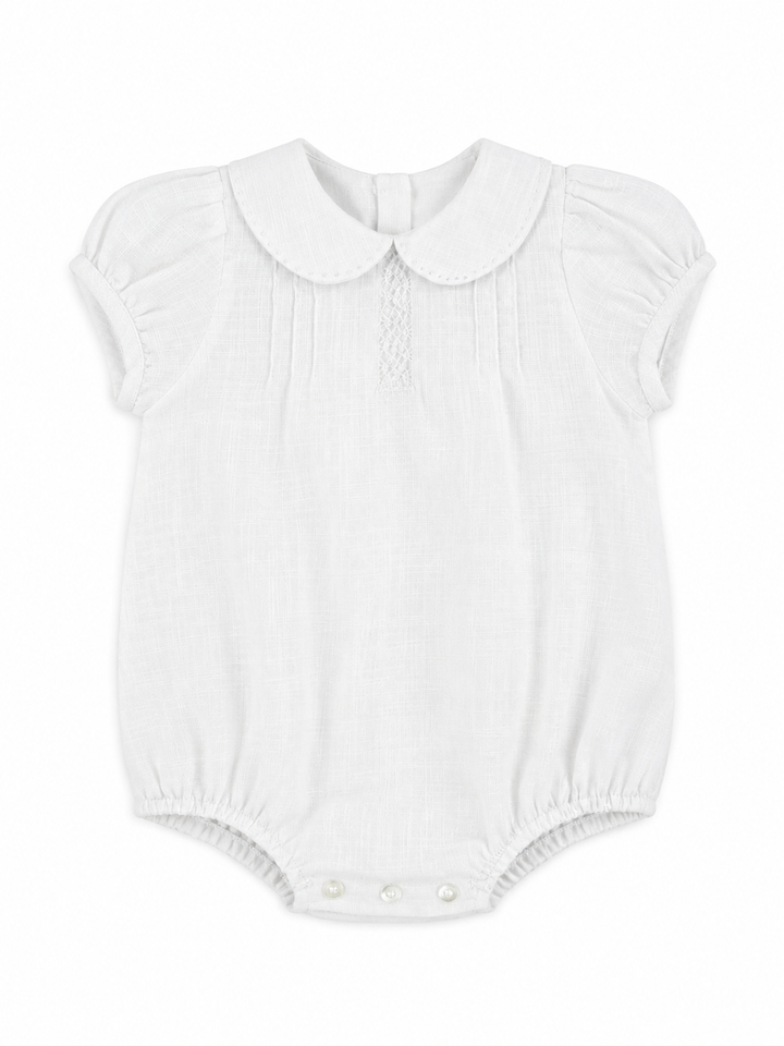 White Linen & Lace Bubble