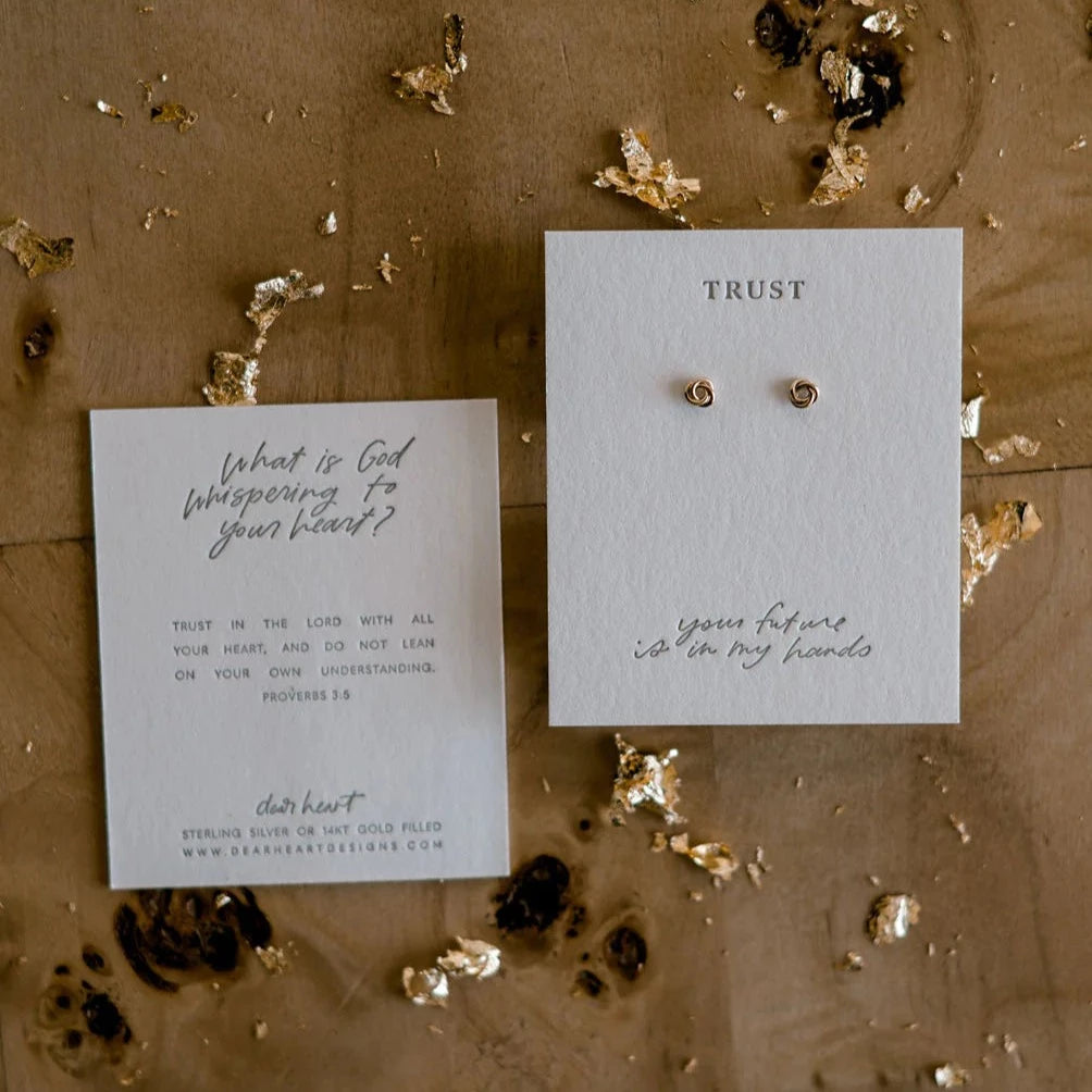 Trust Earring Studs