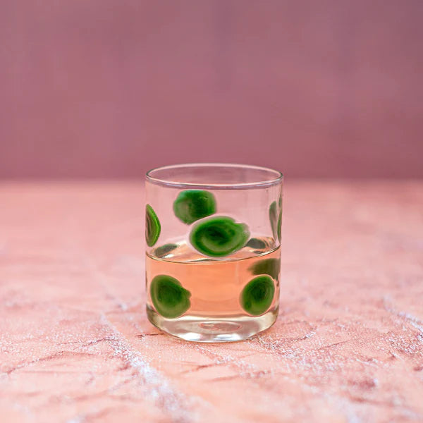 Drop Green Double Old Fashioned - Set of 2