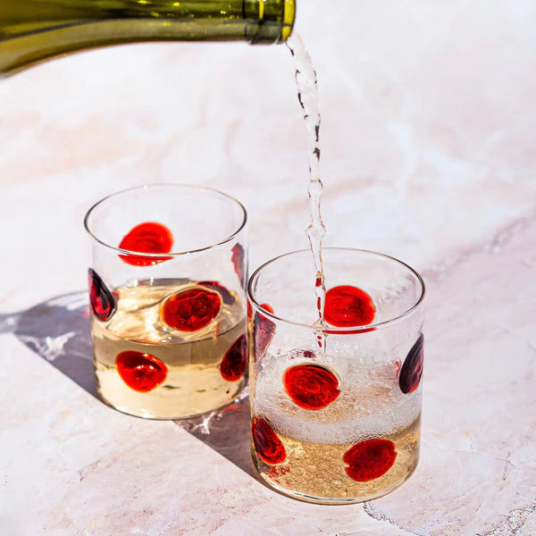 Drop Red Double Old Fashioned - Set of 2