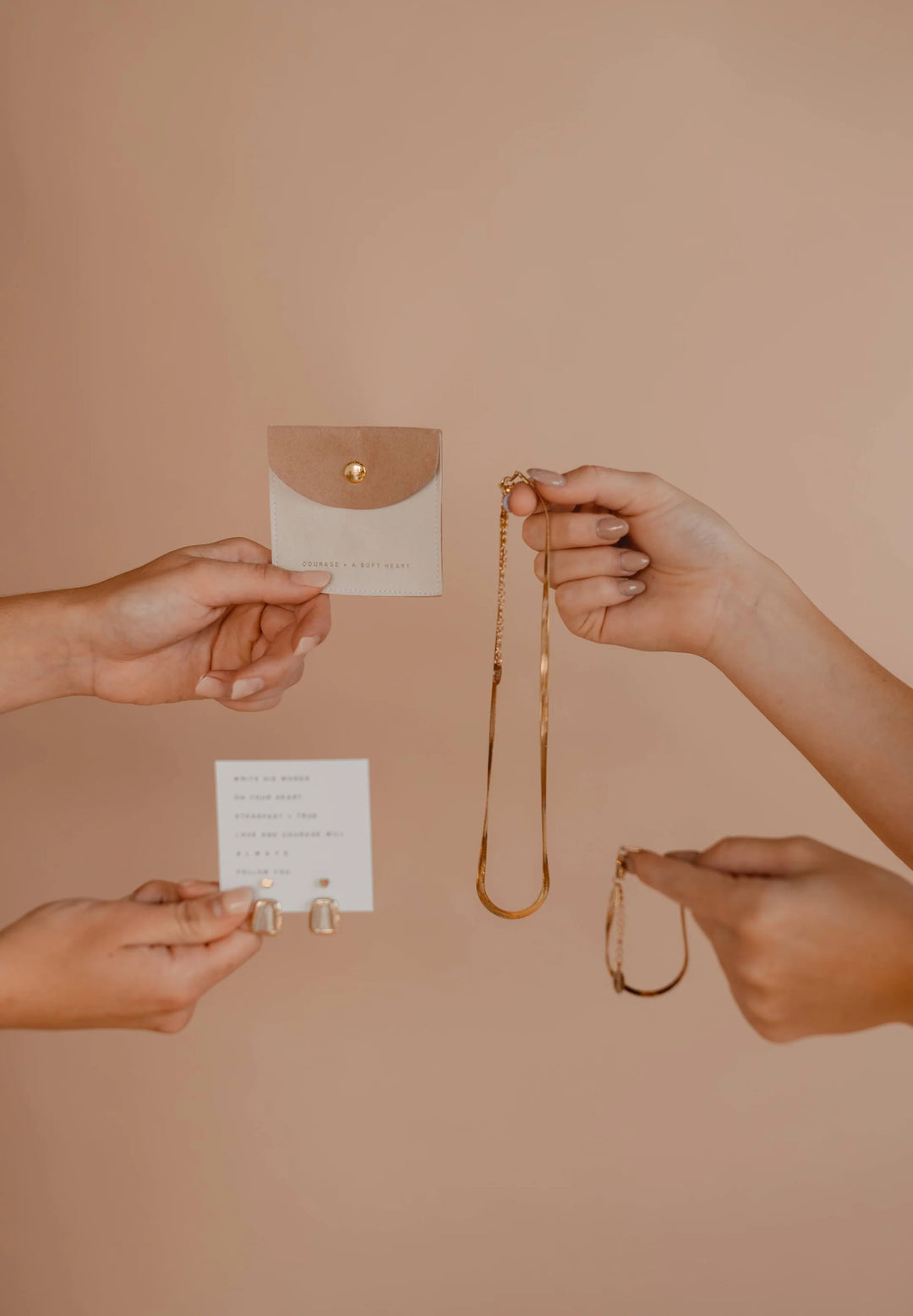 Courage + A Soft Heart Earring Set