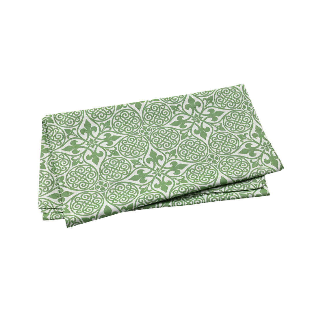Damask Runner - Green
