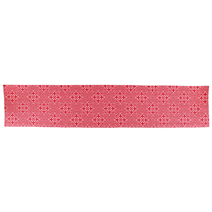 Damask Red Runner