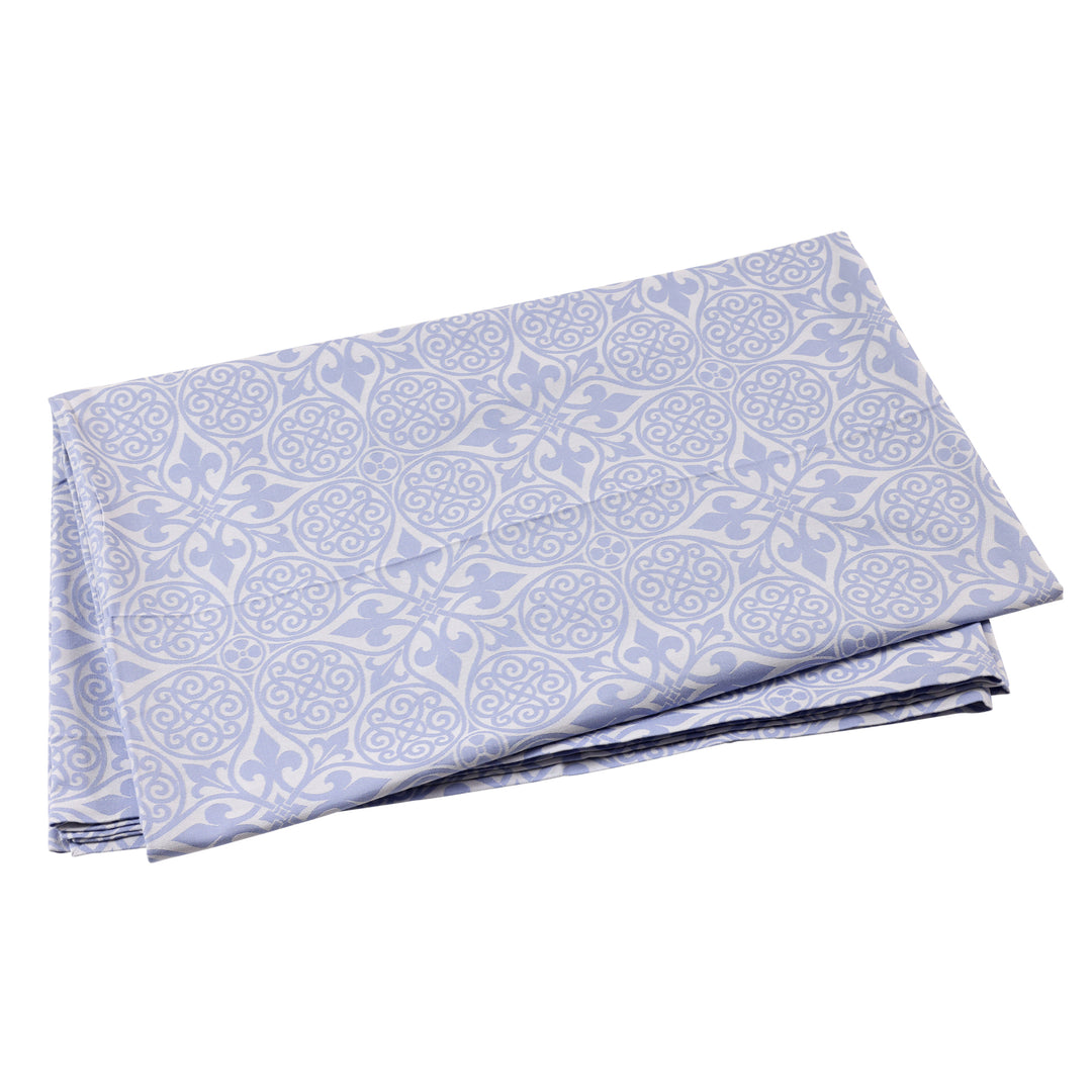 Damask Tablecloth - Blue