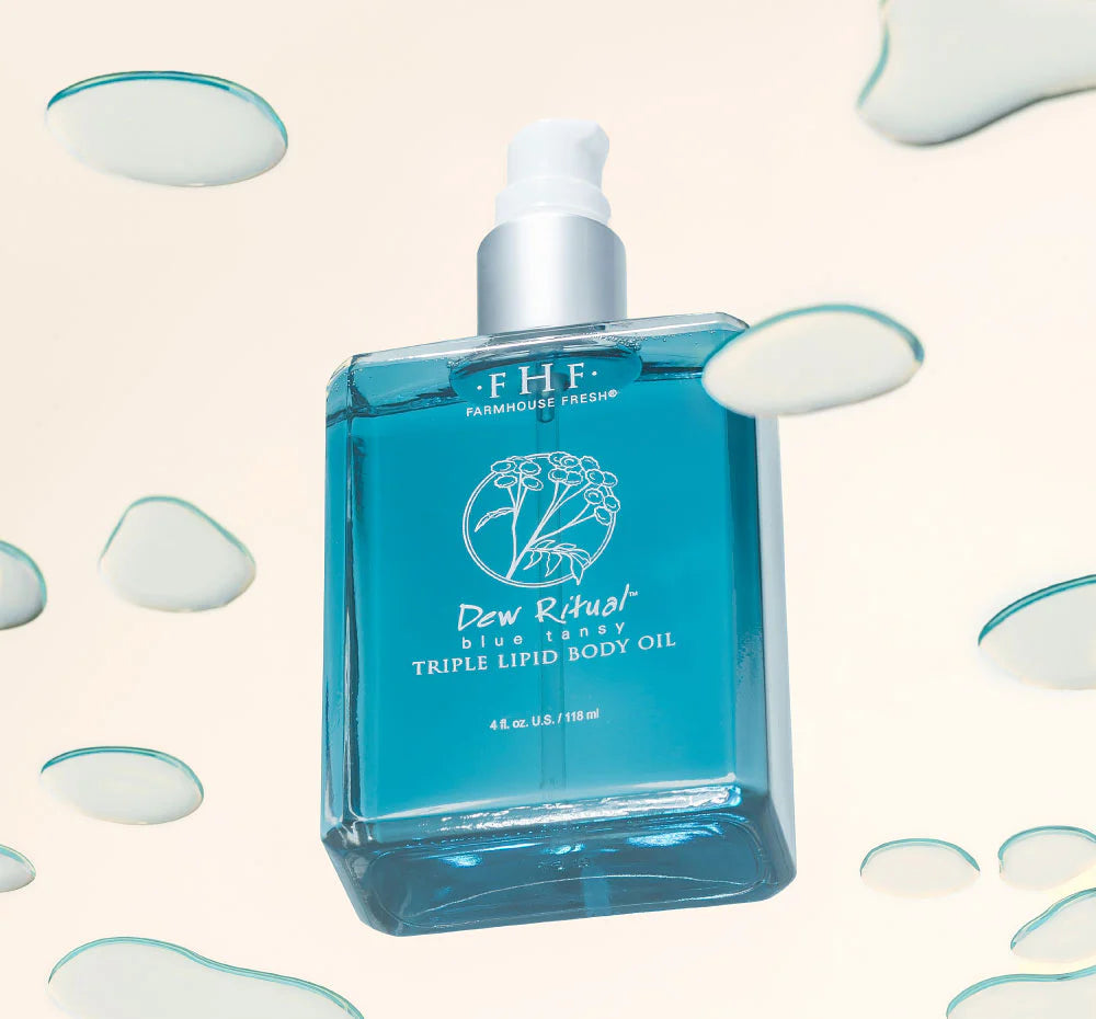 Dew Ritual™ body oil, farmhouse fresh, Triple lipid body oil