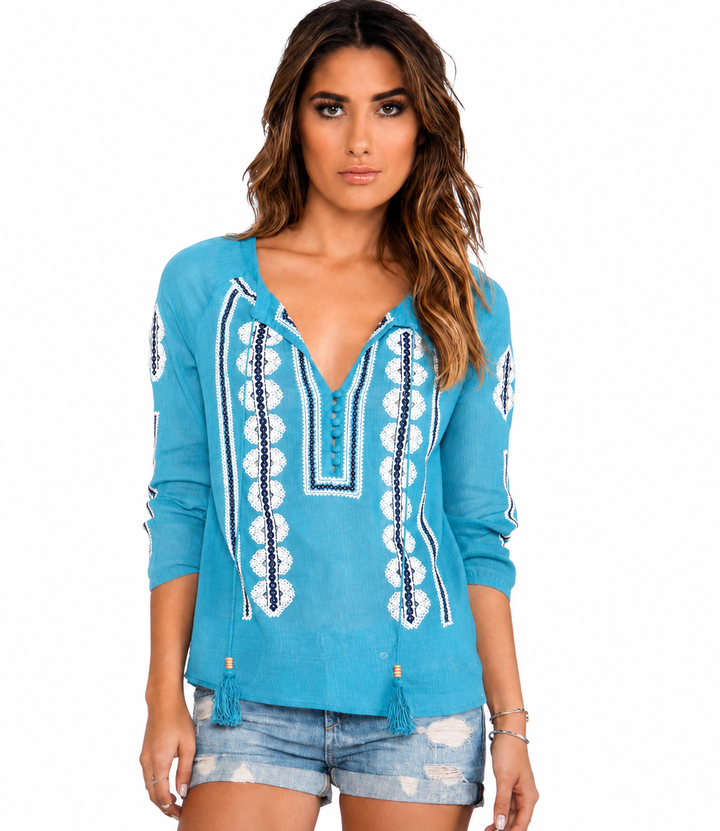 Ritu Top - Turquoise