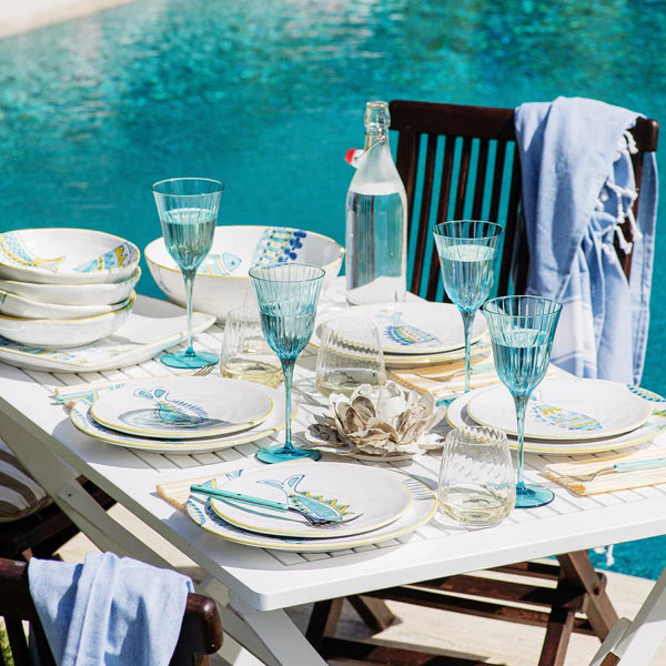 Elba's Fish Dotted Fin Salad Plate