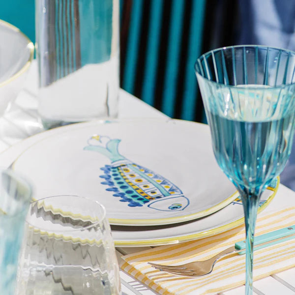 Elba's Fish Waved Fin Salad Plate