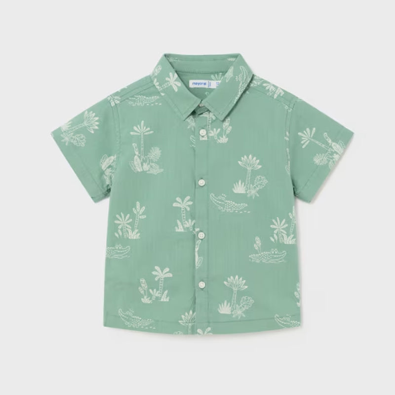 Eucalyptus Printed Short Sleeve Shirt