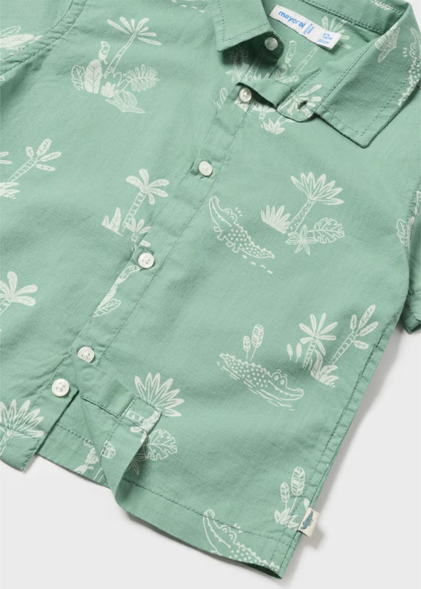Eucalyptus Printed Short Sleeve Shirt