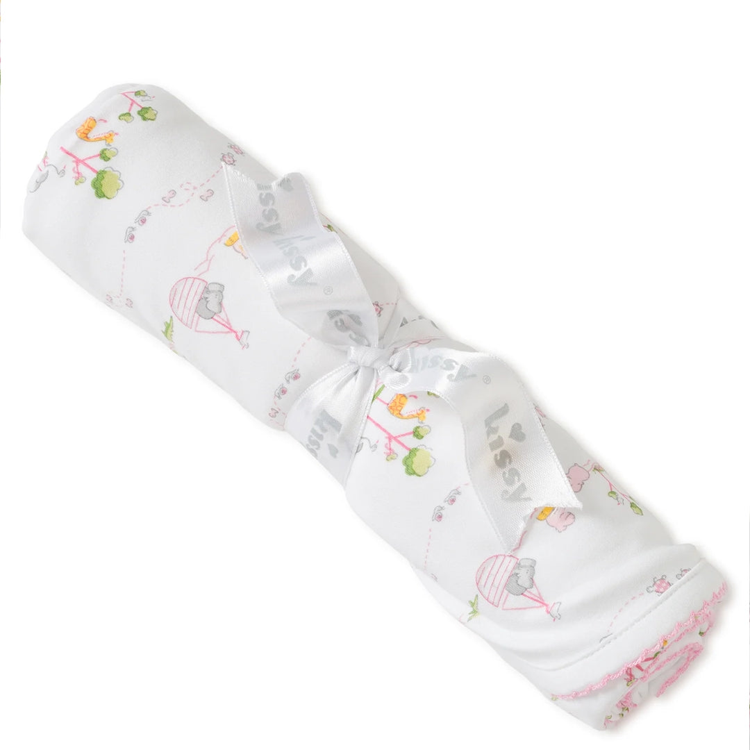 Noah's Print Blanket - Pink