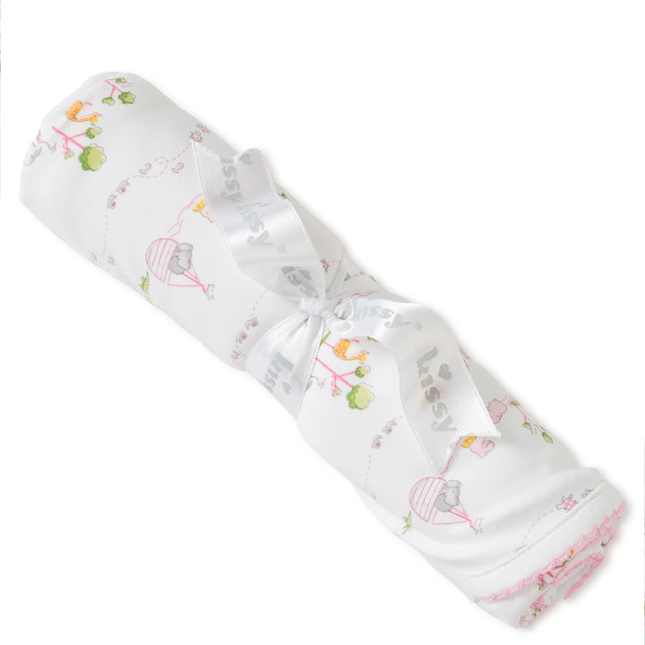 Noah's Print Blanket - Pink