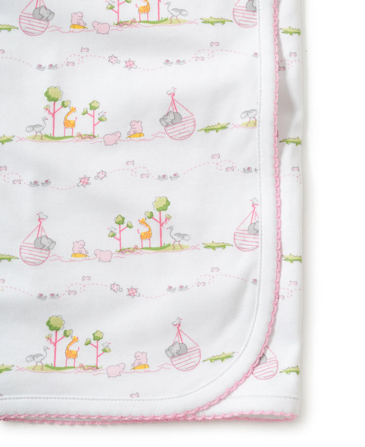 Noah's Print Blanket - Pink
