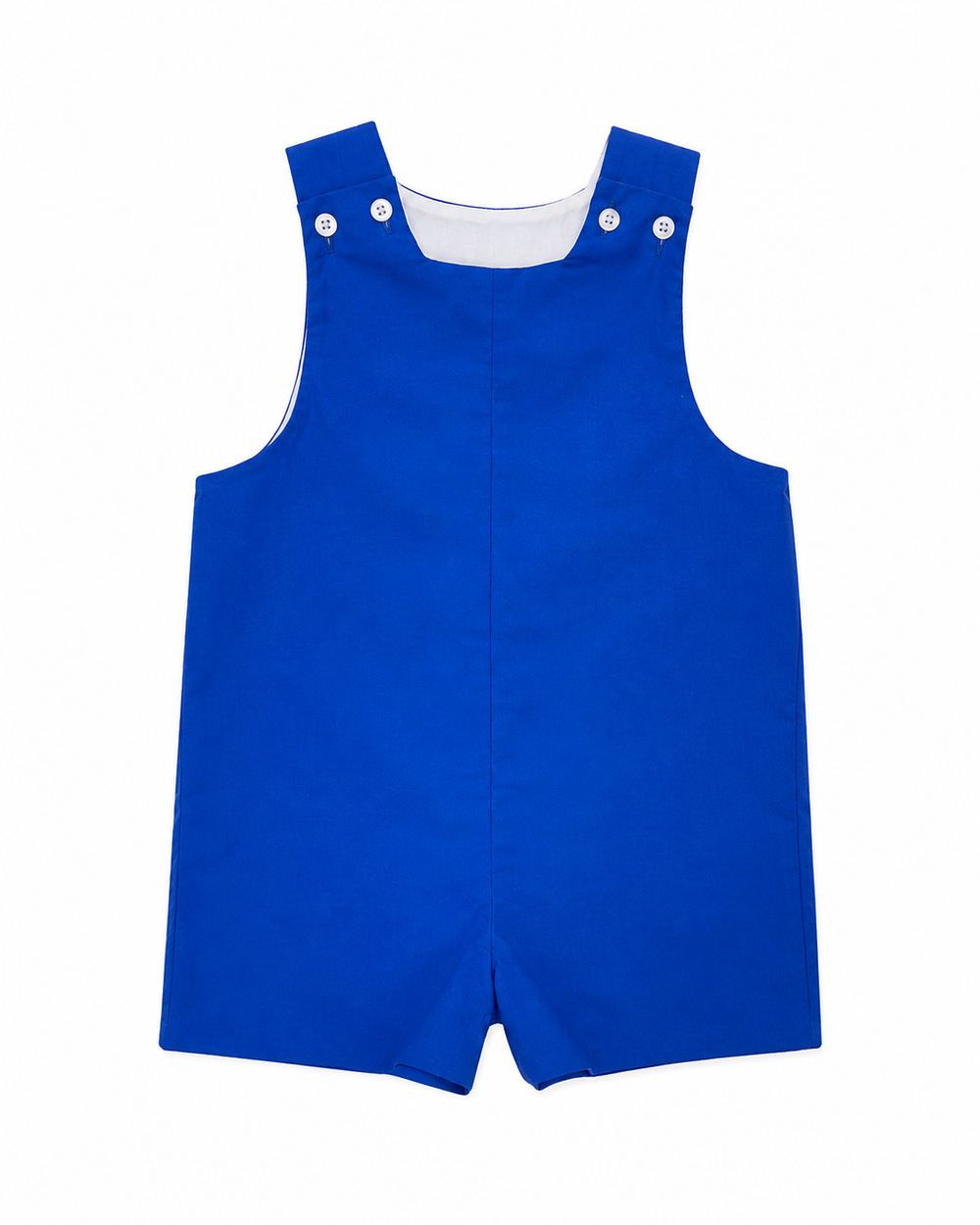 Cobalt Blue Short John John W/ Tabs