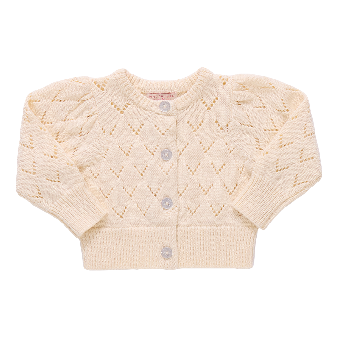 Girls Connie Sweater - Ivory