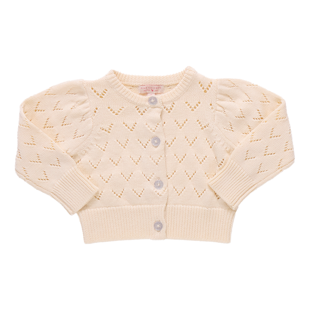 Baby Girls Connie Sweater - Ivory