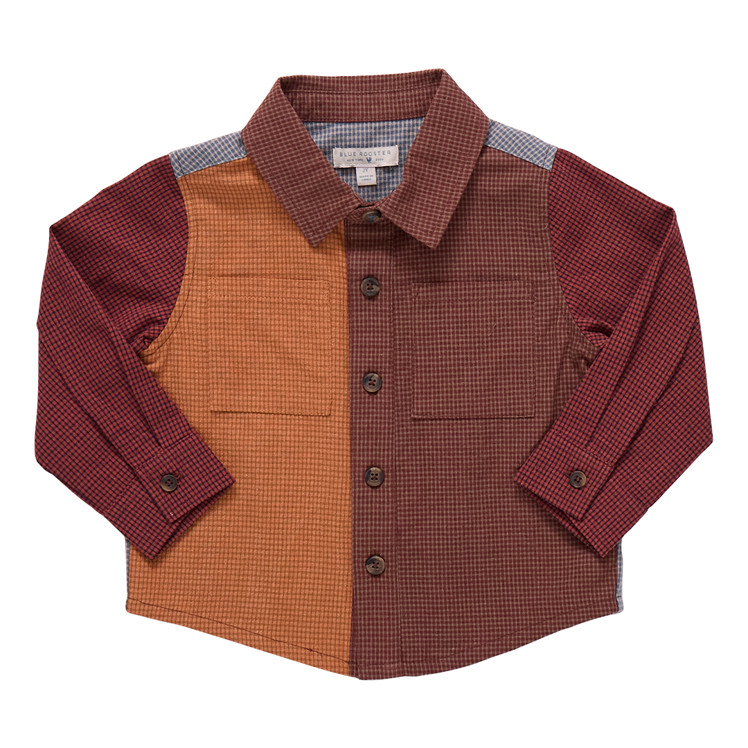 Boys Jack Shirt - Mixed Checks