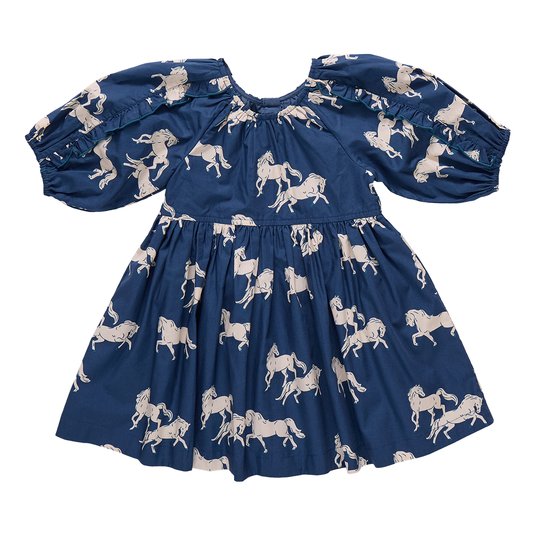 Girls Katya Dress - Wild Horses